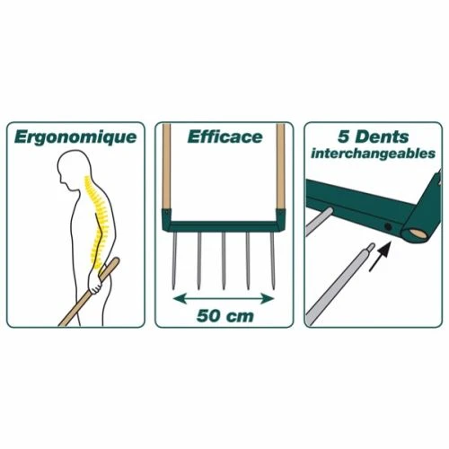 Griffe Leborgne BIOGRIF NaturRovert 50 Cm - 320301 4 Griffe Leborgne BIOGRIF NaturRovert 50 Cm - 320301 – Image 4