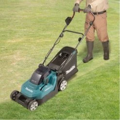 Tondeuse 36 V (2x18V) Makita DLM382CM2 + 2 Batteries 4 Ah + Chargeur Double -Weber Boutique AFD 131548