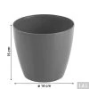 NOTRE SELECTION Cache Pot Plastique Luxe