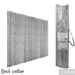 NOTRE SELECTION Brise Vue En Bambou Naturel 1 X 5 M