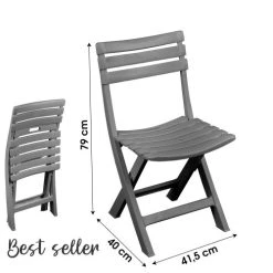 NOTRE SELECTION Chaise De Jardin Pliable En Plastique BIRKI