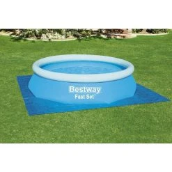Tapis De Sol Carré Bestway Bleu Pour Piscine - 58001 -Weber Boutique AFD 137465