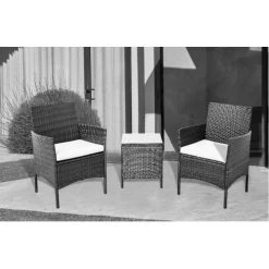 NOTRE SELECTION Salon De Jardin 3 Pièces SIENA - TE10