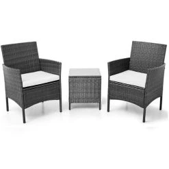 NOTRE SELECTION Salon De Jardin 3 Pièces SIENA - TE10 -Weber Boutique AFD 155303