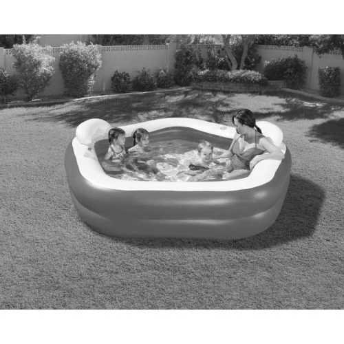 Piscine Gonflable Octogonale Bestway Avec Sièges Et Appuie-têtes 3 Piscine Gonflable Octogonale Bestway Avec Sièges Et Appuie-têtes – Image 3