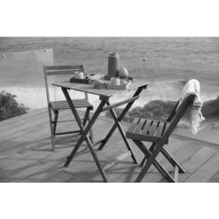 NOTRE SELECTION Salon De Jardin 3 Pièces Pliante BISTRO Acacia - M29 -Weber Boutique AFD 181381