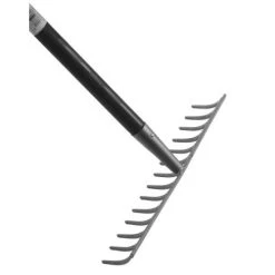 MERMIER 1889 Râteau De Jardin à Douille Conique Avec Dents Cintrées En Acier Mermier