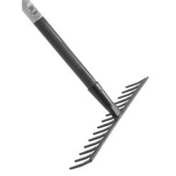 MERMIER 1889 Râteau De Jardin à Douille Ouverte Avec Dents Droites En Acier Mermier