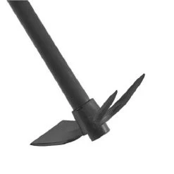 MERMIER 1889 Serfouette à œil Forgée Panne Et Fourche 26 Cm En Acier Mermier