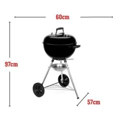 Barbecue à Charbon ORIGINAL KETTLE E-4710 Weber 47 Cm - 13101004 -Weber Boutique AFD 185124