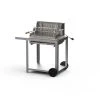 Barbecue MENDY Lemarquier 54 X 32 Inox + Chariot - BCM54IV2