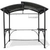 Abri Barbecue En Aluminium Et Polycarbonate DCB Garden Gris Anthracite - ABRI-BARBECUE