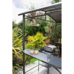 Abri Barbecue En Aluminium Et Polycarbonate DCB Garden Gris Anthracite - ABRI-BARBECUE 6 Abri Barbecue En Aluminium Et Polycarbonate DCB Garden Gris Anthracite - ABRI-BARBECUE -Weber Boutique AFD 187585