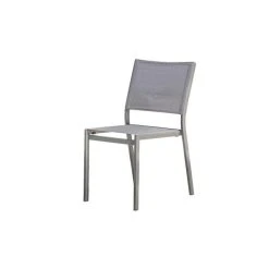 Chaise De Jardin Empilable STOCKHOLM DCB Garden Gris Anthracite - STOCKHOLM-CH