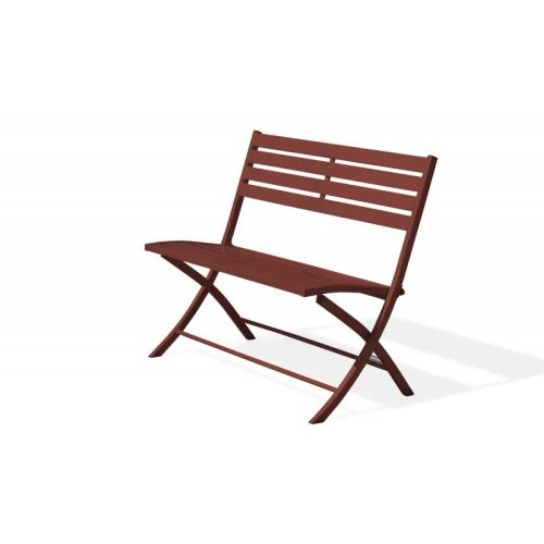 Banc De Jardin Pliable MARIUS En Aluminium DCB Garden - MARIUS-BP- 1 Banc De Jardin Pliable MARIUS En Aluminium DCB Garden - MARIUS-BP-