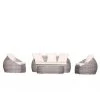 Salon Bas De Jardin ISA DCB Garden Gris - PVC-ISA-SALON