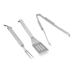 NOTRE SELECTION Set 3 Outils Barbecue Manche Bois - 73854