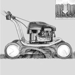 Alternative view of Tondeuse à Gazon Thermique Tractée Stihl RM 4 RTP 173 Cm³